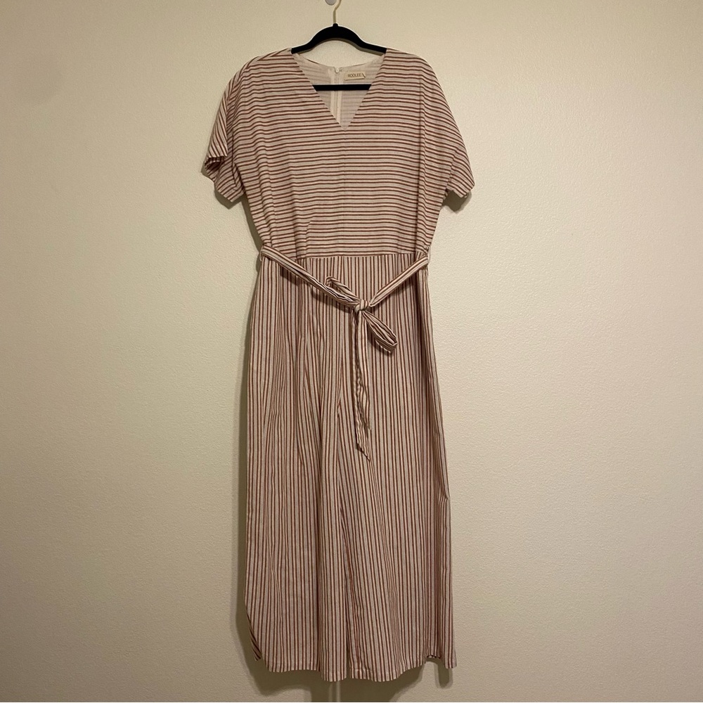 Roolee V-Neck Short Sleeve Jumpsuit